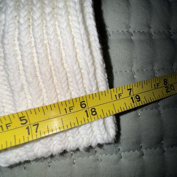 Madewell Crew Neck Open-Stitch Sweater Tee in Green Stripe. Size Small. NWT - Picture 9 of 16